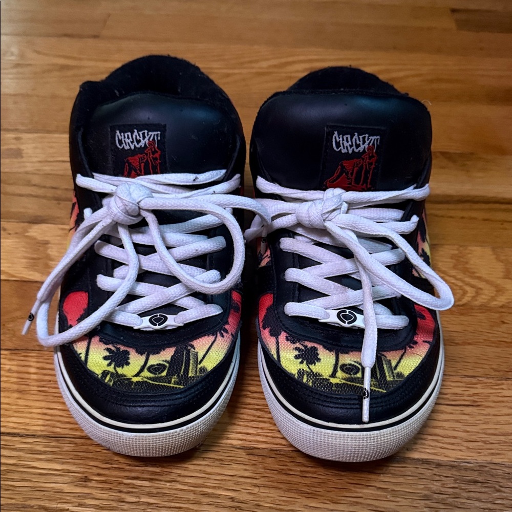 Circa Black and Multicolor Graphic Sneakers